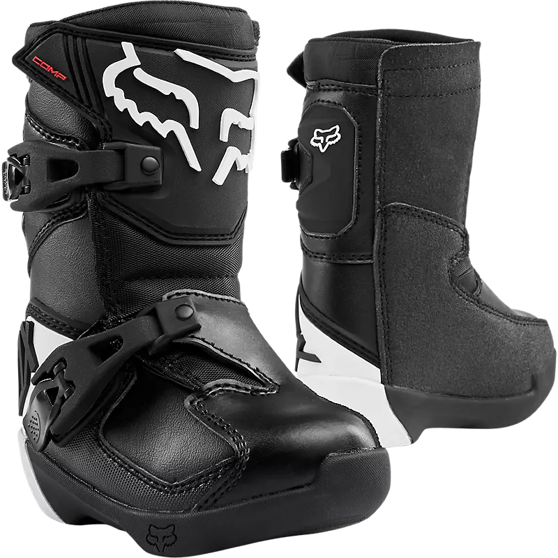 FOX KIDS COMP BOOT BLACK 30472 001 GP Motorsports Apparel Gear