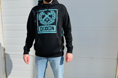 DIXXON - TIFFANY BOX CREST HOODIE - BLACK - DX-HD0160M