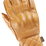 TRIUMPH - Dalton Leather Gloves with D3O® Protective Knuckles - Gold - MGVS24404