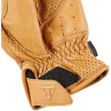 TRIUMPH - Dalton Leather Gloves with D3O® Protective Knuckles - Gold - MGVS24404