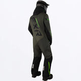 FXR - MEN'S CX LITE MONOSUIT - DARK OLIVE/LIME - 232802