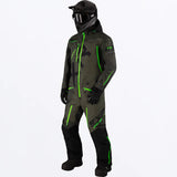 FXR - MEN'S CX LITE MONOSUIT - DARK OLIVE/LIME - 232802