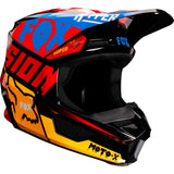 FOX - YOUTH V1 CZAR HELMET - BLK/YLW - 21781-019