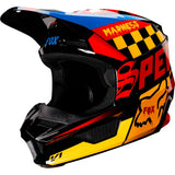 FOX - YOUTH V1 CZAR HELMET - BLK/YLW - 21781-019