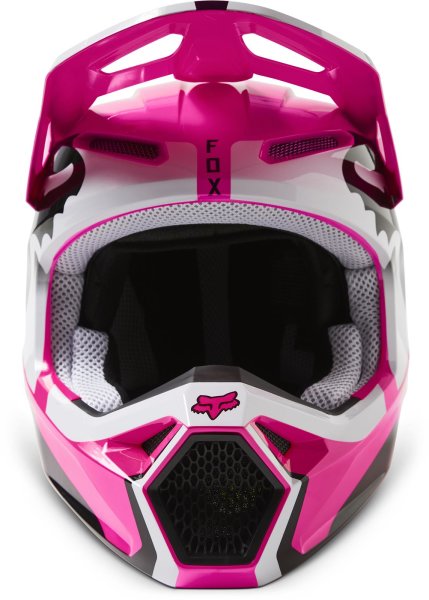 Fox Racing V1 Leed Helmet PINK 29657 170 XS GP Motorsports Apparel Gear