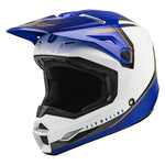 Fly Youth Kinetic Vision Helmet - White/Blue - 73-8654-Y
