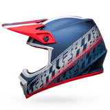 Bell - Canada MX-9 Mips Offset Matte Blue/White - 7136337