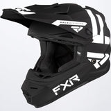 FXR - YOUTH LEGION HELMET 22 - BLK/WHT - 220640-1001