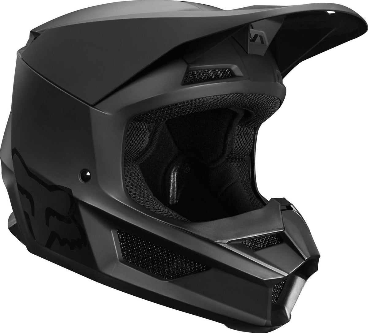 FOX RACING - YTH V1 CZAR HELMET - MATTE BLK - 21830-255 – GP