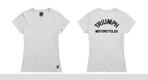 TRIUMPH - Sydney Womens Pocket Tee - Gray Marl - MTSS22014