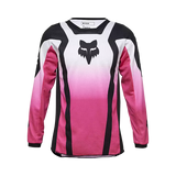FOX RACING - Youth Girls 180 Lean Long Sleeve Jersey - Black/Pink - 33054-285