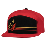 FLY - YOUTH TRACK HAT - BLACK/RED - 351-0095