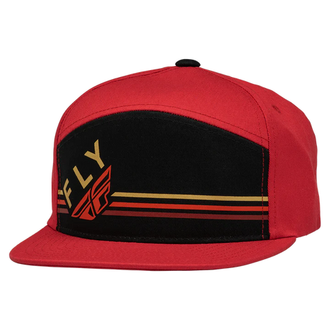 FLY - YOUTH TRACK HAT - BLACK/RED - 351-0095