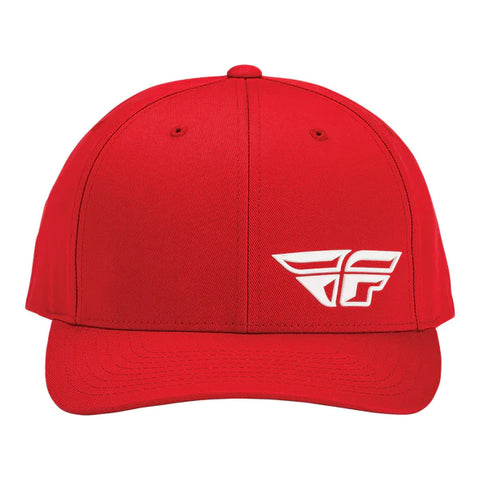 FLY - F-Wing Snap Back Hat - Red - 351-0136