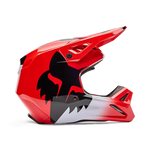 FOX - V1 Shield Helmet - Fluorescent Red OR Black - 36385-110