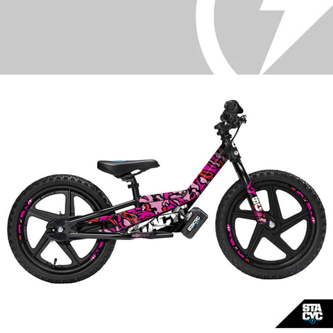 STACYC - CAMO GRAPHICS KIT  PINK FOR BRUSHLESS 16 - 510309