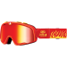 100% - BARSTOW GOGGLE DEATH SPRAY - MIRROR RED LENS - 2601-3235