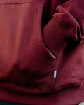 DIXXON - GRAY BOX CREST HOODIE - MAROON - DX-HD0162M