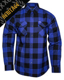 DIXXON - STAGEDIVE HERITAGE FLANNEL - BLUE/BLACK - DX-FL0775M-CIS