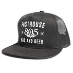 FASTHOUSE - 805 GAS & BEER TRUCKER HAT - BLACK - 805029