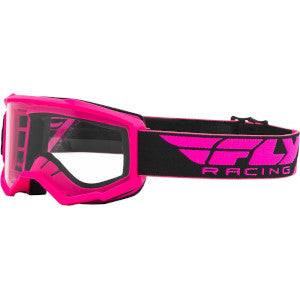FLY - Focus Goggle - Pink / Black Clear Lens  -37-51138