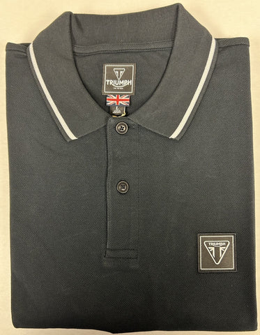 TRIUMPH - MENS DEALER POLO SHIRT BLACK - MPOS22800