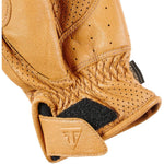 TRIUMPH - Dalton Leather Gloves with D3O® Protective Knuckles - Gold - MGVS24404