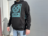 DIXXON - TIFFANY BOX CREST HOODIE - BLACK - DX-HD0160M