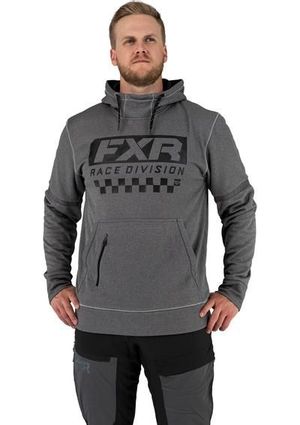 FXR MENS CHANDAIL RACE DIVISION TECH PULL OVER-GRY
