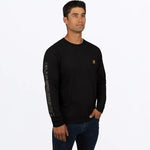 FXR  MEN'S WORK POCKET PREMIUM LONGSLEEVE 23 - BLACK OPS - 231301-1000