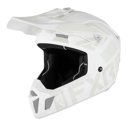 FXR CLUTCH EVO HELMET 22 -WHT/CHAR - 220615-0108