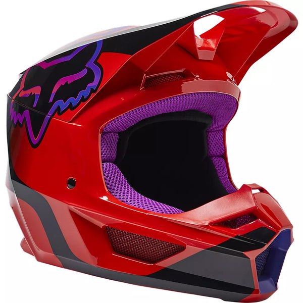 FOX V1 VENZ HELMET FLO RED GP Motorsports Apparel Gear
