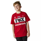 FOX YOUTH HONDA TEE - RED - 29175-122