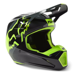 Fox V1 Xpozr helmet - Blk/Gry/Green - 30266-014