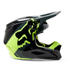 Fox V1 Xpozr helmet - Blk/Gry/Green - 30266-014