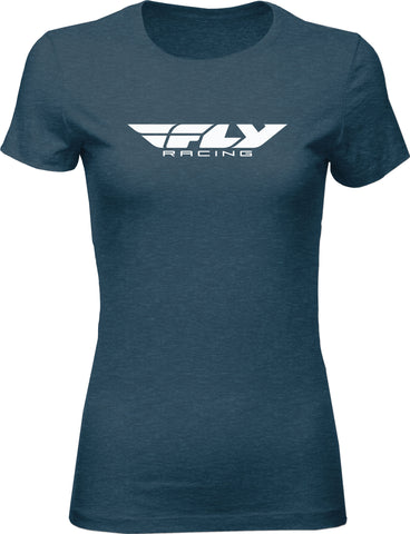 Fly Racing Women's Corporate Tee - Indigo