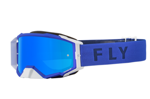 Fly Zone Pro Goggle - Blue W/ Sky Blue Mirror/Smoke Lens