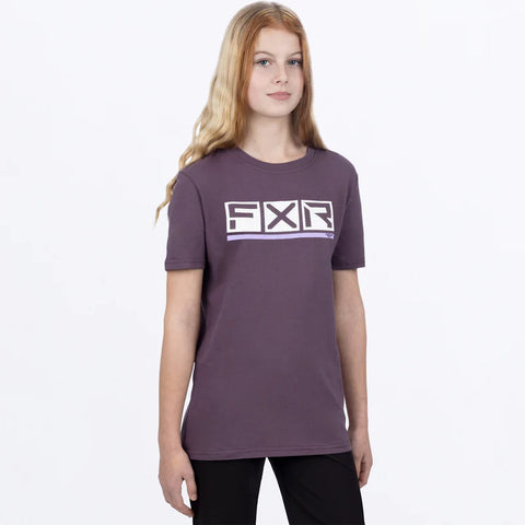 Fxr Youth Podium Premium T-Shirt Grape/lavender 232281-8487-
