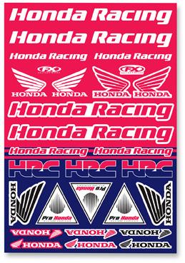 Fx Factory decal kit univ Hon Racing - 4320-2150- (22-68332)