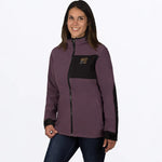 FXR WOMEN'S GRIND FLEECE JACKET - MUTED GRAPE - 231012-8410