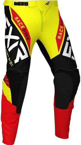 FXR 2021 Youth Pro-Stretch Pants (Yellow/Black/RED