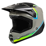 Fly Kinetic Vision Helmet Grey/Black - 73-8650