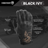 HWY21 - Women's Black Ivy Gloves - Blk - 489-0080