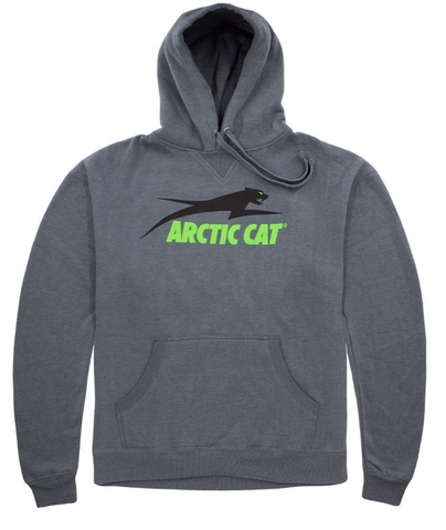 Arctic Cat Men's Gray Hoodie - Gray & Green - AC19S-S152 -5313-301