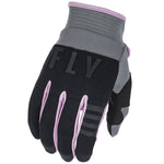 FLY RACING YOUTH F-16 GLOVES YOUTH SMALL GREY/BLACK/PINK