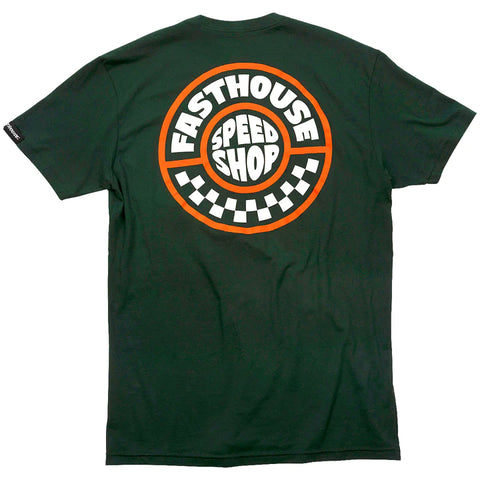 Fasthouse Realm SS Tee, Forest Green 1149-9