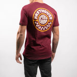 Fasthouse Realm SS Tee Maroon 1149-