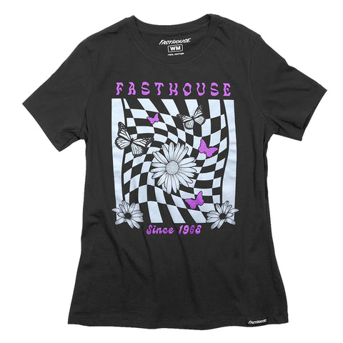 Fasthouse Womens Whirl SS Tee Blk 1333-