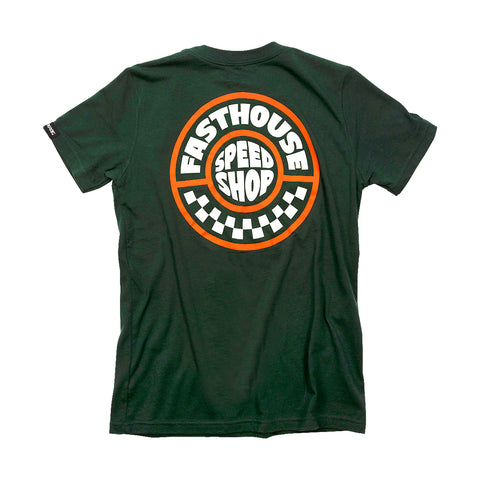 Fasthouse Realm Youth Tee - Forest Green 1509-
