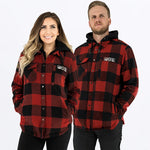 FXR UNISEX TIMBER INSULATED FLANNEL JACKET-RUST/BLK-231117-3710-